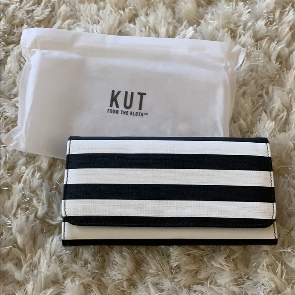 Brand new KUT from the Kloth Striped Wallet